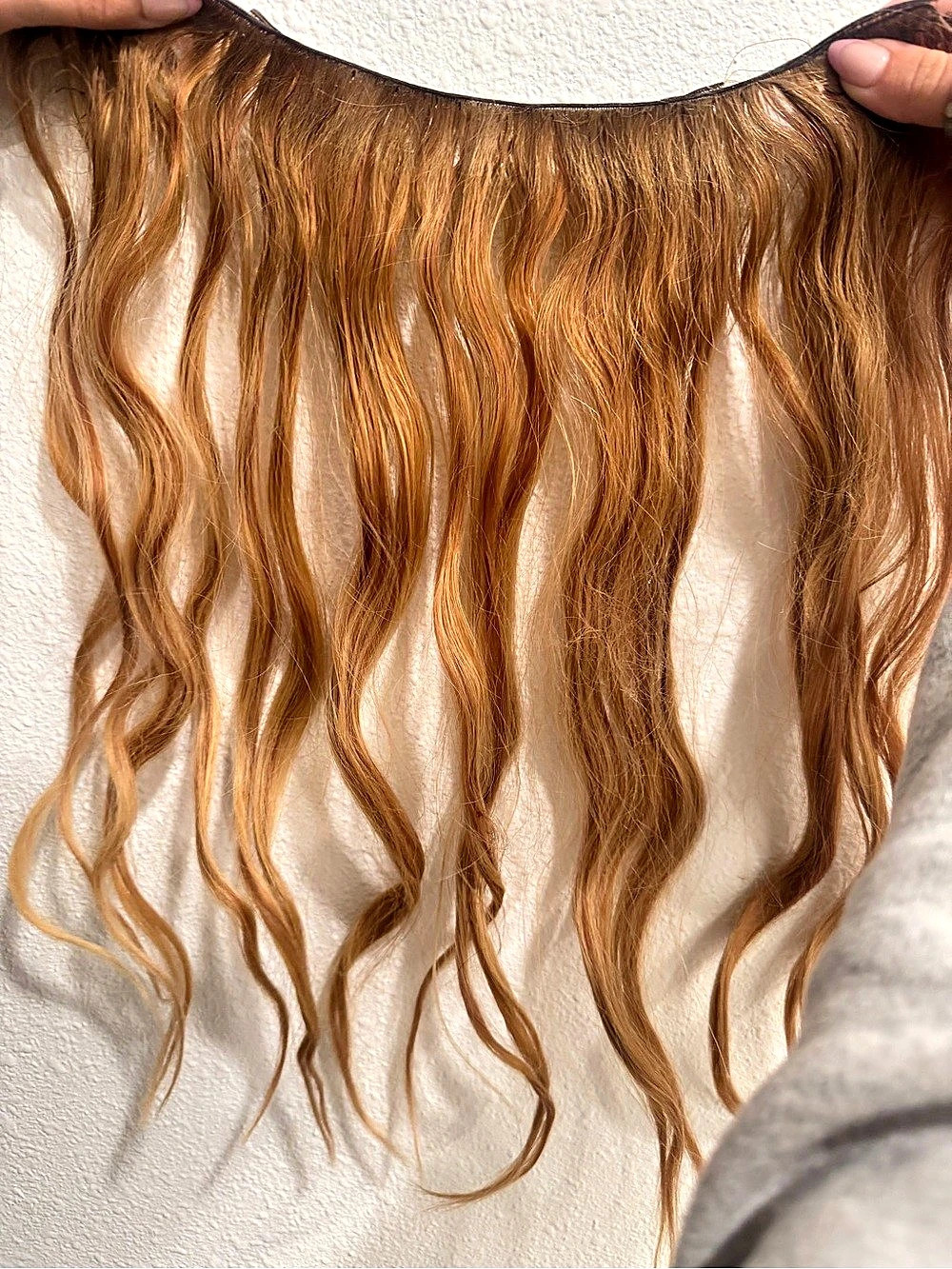 Wavy Sew In Hair Extension Brown Like New